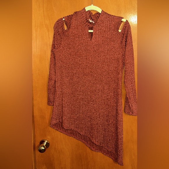 Ladies size Medium tunic asymmetrical Top - Picture 1 of 8